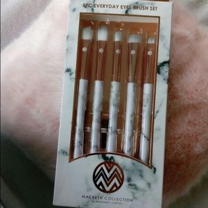 Marble 5 pcs Makeup Eye Brushes Set